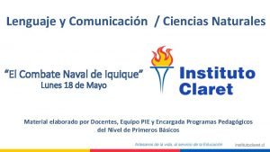 Lenguaje y Comunicacin Ciencias Naturales El Combate Naval