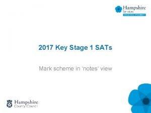2017 sats mark scheme