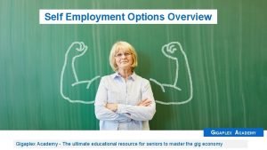 Self Employment Options Overview GIGAPLEX ACADEMY Gigaplex Academy