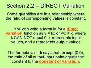 Determine whether y varies directly with x