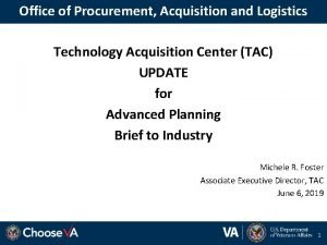 Va office of acquisition and logistics