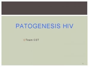 Patogenesis hiv