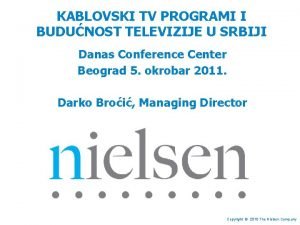 KABLOVSKI TV PROGRAMI I BUDUNOST TELEVIZIJE U SRBIJI
