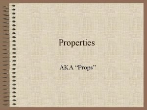 Hand props definition Hand props definition