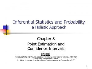 Characteristics of inferential statistics