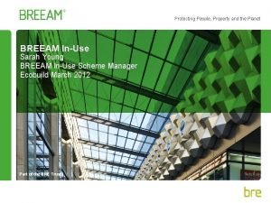 Breeam inuse