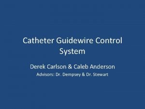 Carlson control system