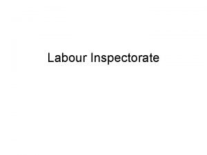 Labour Inspectorate Labour Inspectorate in Denmark Has approximately