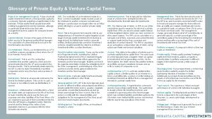 Difference between private equity and venture capital