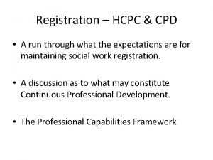 Hcpc cpd portfolio