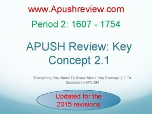 Apush period 2