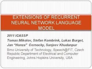 Extensions of recurrent neural network language model