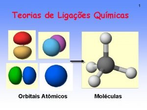 1 Teorias de Ligaes Qumicas Orbitais Atmicos Molculas