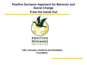 Positive deviance sociology definition