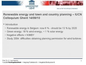 Renewable energy and town and country planning IUCN