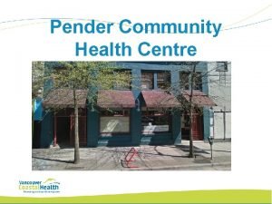 Pender community clinic
