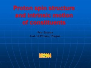 Proton spin structure and intrinsic motion of constituents