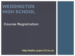 Ucps program of studies