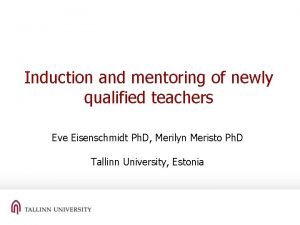Induction for newly qualified teachers Induction for newly qualified teachers