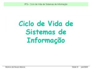 Ciclo de informação em sis