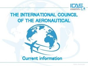 International council of the aeronautical sciences