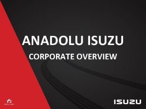 Isuzu corporate Isuzu corporate