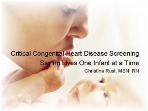Congenital heart defect