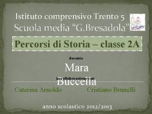 Scuola media bresadola trento Scuola media bresadola trento