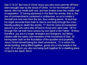 Ephesians 2 13-22