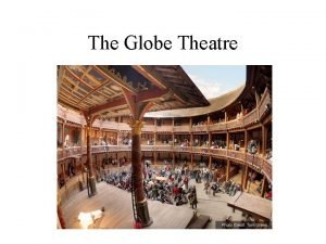 The Globe Theatre Late 1500 sConditions in London