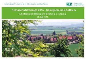 Gemeinntziges Unternehmen fr die Entwicklung des lndlichen Raumes