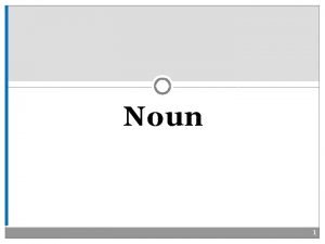Noun person place thing or idea