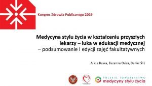 Medycyna stylu życia specjalizacja