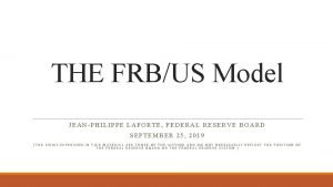 Frb/us model python