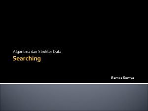 Struktur data searching