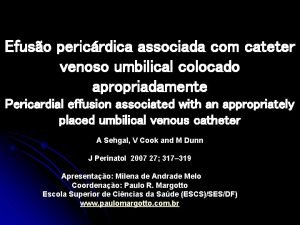 Cateterismo umbilical venoso