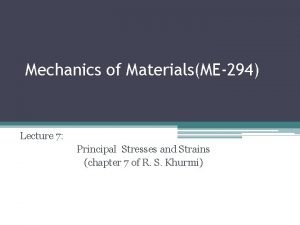 Principal stress equation Principal stress equation