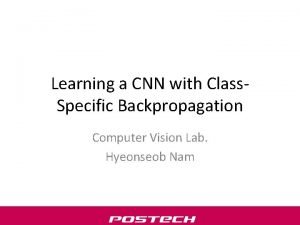 Backpropagation cnn