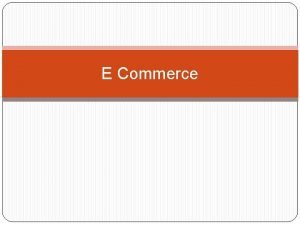 E commerce menurut david baum