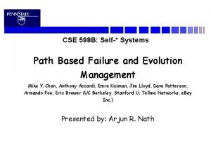 Cse 598 advanced software analysis and design