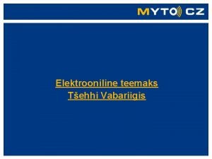 Teemaksu kontroll