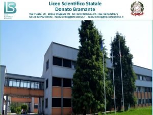 Il liceo Bramante offre corsi di studio particolarmente