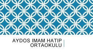 Aydos imam hatip ortaokulu