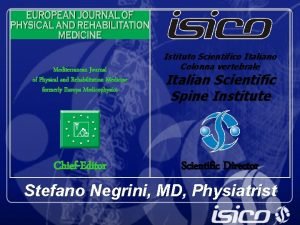 Mediterranean Journal of Physical and Rehabilitation Medicine formerly