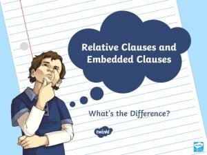 Embeded clause