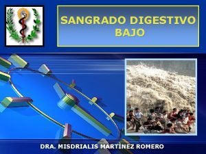 LOGO SANGRADO DIGESTIVO BAJO DRA MISDRIALIS MARTNEZ ROMERO