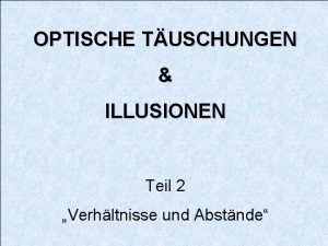Optische täuschung viereck