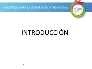 INTRODUCCIN 1 Ejemplo Cul de las siguientes es