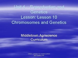 Genetics middletown