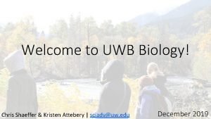 Uwb academic advising Uwb academic advising